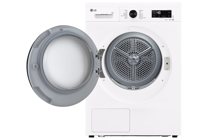 Máy sấy bơm nhiệt LG 9 Kg RB09NHP5W